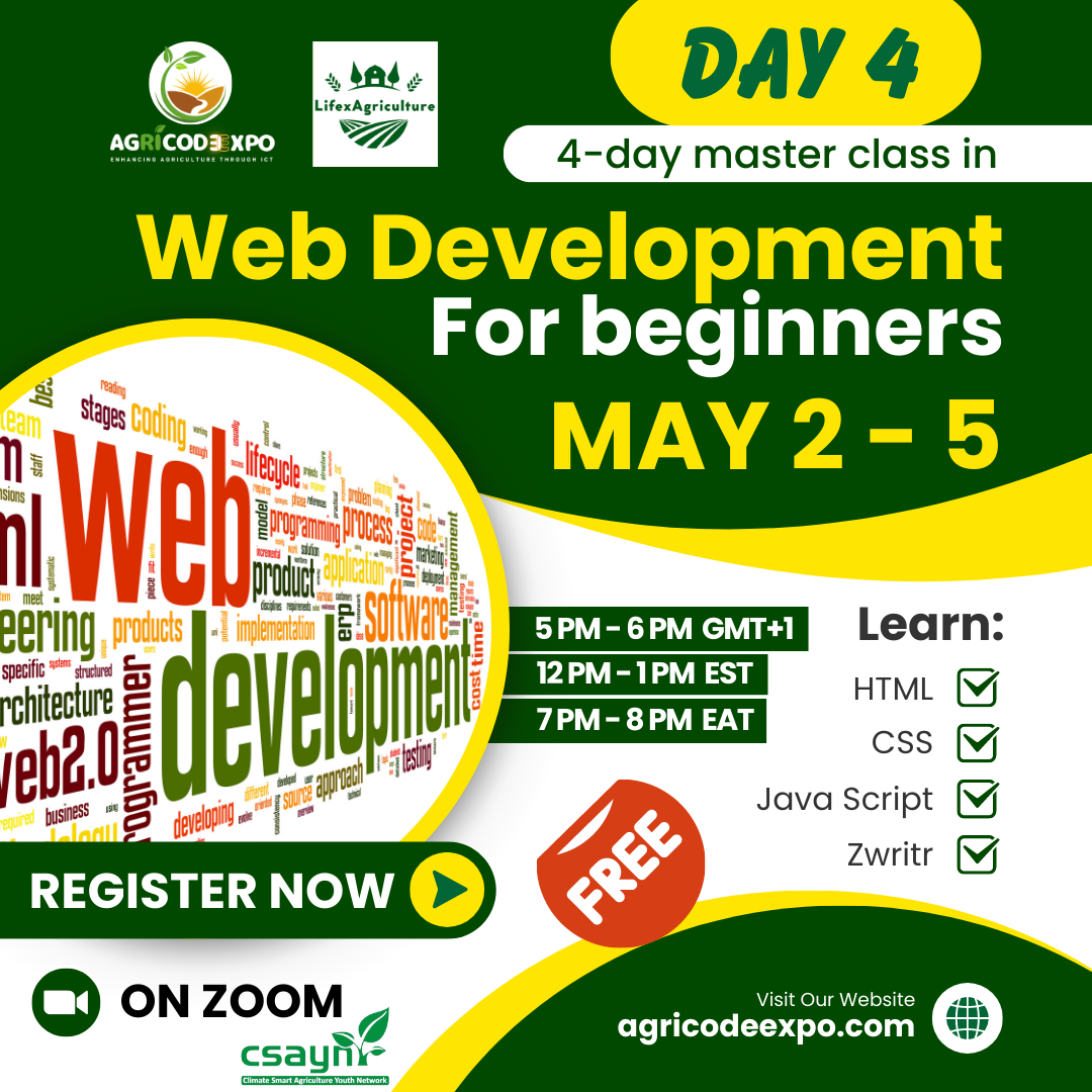 DAY 4(Last Day): 4-day master class in Web Development for beginners.