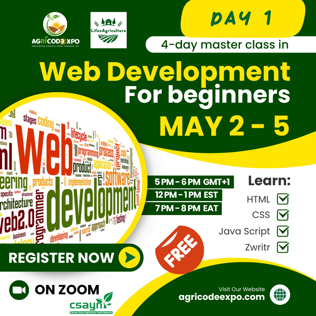 DAY 1: 4-Day master class in web development for beginner